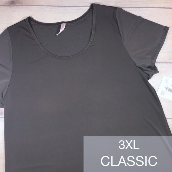 LuLaRoe Tops - LuLaRoe Classic T Size 3X Solid Grey ~ NWT